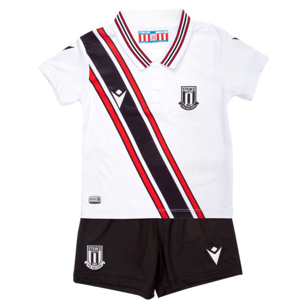 Camiseta Stoke City 2ª Niño 2022/23 Blanco